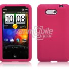 HOT PINK SILICON CASE COVER for HTC ARIA PHONE SKIN