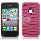 PINK HARD 1-PC MATRIX DESIGN CASE for APPLE IPHONE 4 OS