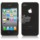 BLACK HARD 1-PC MATRIX DESIGN CASE for APPLE IPHONE 4 OS