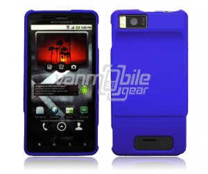 BLUE HARD 2-PC CASE COVER for MOTOROLA DROID X PHONE NR