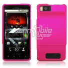 HOT PINK HARD 2-PC CASE COVER for MOTOROLA DROID X PHONE NR