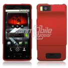 RED HARD 2-PC CASE COVER for MOTOROLA DROID X PHONE NR