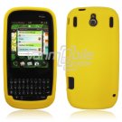 YELLOW SOFT SILICONE SKIN CASE COVER for PALM PIXI GEL