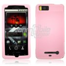 BABY PINK SOFT SILICON SKIN CASE for MOTOROLA DROID X