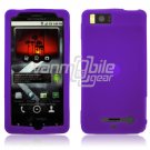 PURPLE SOFT SILICON SKIN CASE for MOTOROLA DROID X