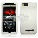 WHITE SOFT SILICON SKIN CASE for MOTOROLA DROID X
