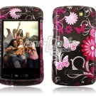 PINK BUTTERFLY Hard Case Cover for BlackBerry Storm