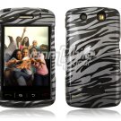 BLACK GRAY ZEBRA Hard Case Cover for BlackBerry Storm