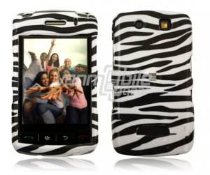 BLACK WHITE ZEBRA Hard Case Cover for BlackBerry Storm