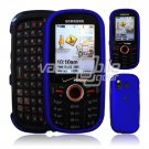 BLUE HARD RUBBERIZE CASE COVER for SAMSUNG INTENSITY