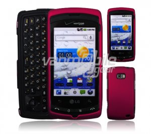 ROSE PINK FACE PLATE CASE for VERIZON LG ALLY SKIN