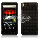 GRAY/SMOKE ARGYLE ACCESSORY CASE for DROID X PHONE SKIN