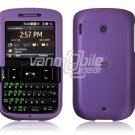 PURPLE Plastic Rubber Feel Case for HTC Ozone XV6175 - Red