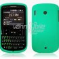 Soft Rubber Silicone Skin Cover Case for HTC Ozone XV6175 - Turquoise