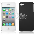 BLACK SOLID 1-PC HARD CASING HOUSING for IPHONE 4 APPLE