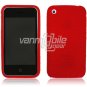 RED DESIGN 1-PC RUBBER SKIN CASE for IPHONE 3G 3GS NEW