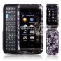 BLACK/SILVER SKULLS CASE for LG VU PLUS ATT