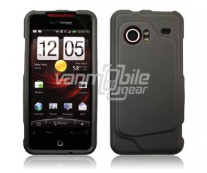 GRAY HARD 2-PC CASE COVER for HTC DROID INCREDIBLE SKIN