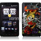 KF HARDY DESIGN SKULL 1-PC CASE COVER for TMOBILE HTC HD2 NR