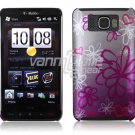 SQUIGGLY FLOWER DESIGN 1-PC CASE COVER for TMOBILE HTC HD2 NR