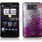 SQUIGGLY FLOWER DESIGN 1-PC CASE COVER for TMOBILE HTC HD2 NR