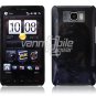 BLACK/BLUE DESIGN 1-PC CASE COVER for TMOBILE HTC HD2 NR