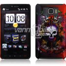 L SKULL DESIGN 1-PC CASE COVER for TMOBILE HTC HD2 NR