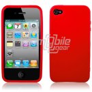 DARK RED HARD CASE for APPLE IPHONE 4 OS
