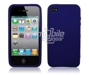 BLUE HARD CASE for APPLE IPHONE 4 OS