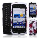 WHITE/PINK LOTUS DESIGN HARD 2-PC CASE for LG ALLY SKIN