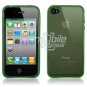 GREEN SEE THRU RUBBER SKIN CASE for IPHONE 4 4TH GEN 4OS