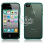 BLUE SEE THRU RUBBER SKIN CASE for IPHONE 4 4TH GEN 4OS