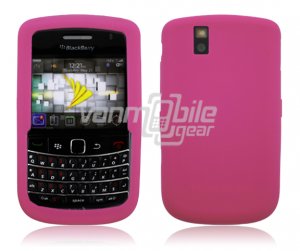 PINK SOFT SILICONE SKIN CASE for BLACKBERRY BOLD 9650 BB