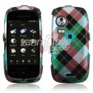 BLUE ARGYLE DESIGN CASE COVER 4 SAMSUNG INSTINCT HD S50