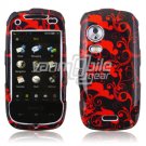 RED BLACK HARD FACE PLATE for SAMSUNG INSTINCT HD PHONE