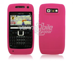 PINK GRIP SOFT SILICONE RUBBER GEL SKIN 4 NOKIA E71 71X