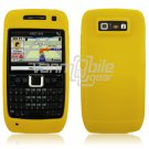 YELLOW GRIP SOFT SILICONE RUBBER GEL SKIN 4 NOKIA E71 71X