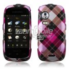 PINK ARGYLE DESIGN CASE COVER 4 SAMSUNG INSTINCT HD S50