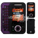 BLACK HARD SKIN CASE COVER 4 MOTOROLA RIVAL PHONE A455