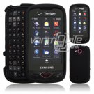 BLACK HARD FACE PLATE CASE for SAMSUNG REALITY PHONE NR