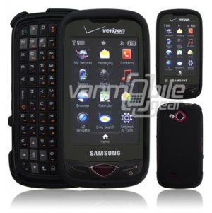 BLACK HARD FACE PLATE CASE for SAMSUNG REALITY PHONE NR