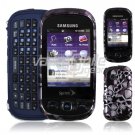 SILVER/BLACK/PURPLE SKULLS DESIGN HARD SKIN CASE COVER for SAMSUNG SEEK NR