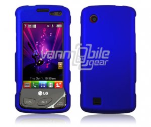 Dark Blue HARD 2-PC CASE COVER for LG CHOCOLATE TOUCH
