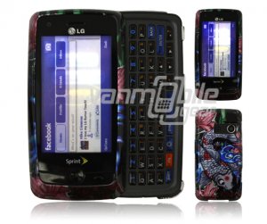 KOI FISH DESIGN HARD 2-PC CASE COVER for LG RUMOR TOUCH