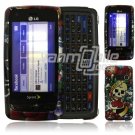 KF SKULL HARD CASING HOUSING for LG RUMOR TOUCH NR