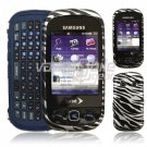 SILVER BLACK ZEBRA CASE COVER for SAMSUNG SEEK PHONE NR