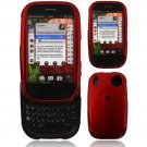 Hard Plastic Glossy Smooth Shield Cover Case for Palm Pre - Dark Red