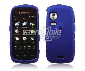 BLUE HARD 2-PC SNAP ON CASE for SAMSUNG INSTINCT HD NEW