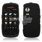 Black HARD 2-PC SNAP ON CASE for SAMSUNG INSTINCT HD NEW
