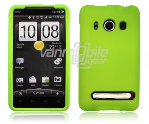 Neon Green 1-PC HARD PLASTIC ACCESSORY for HTC EVO PHONE